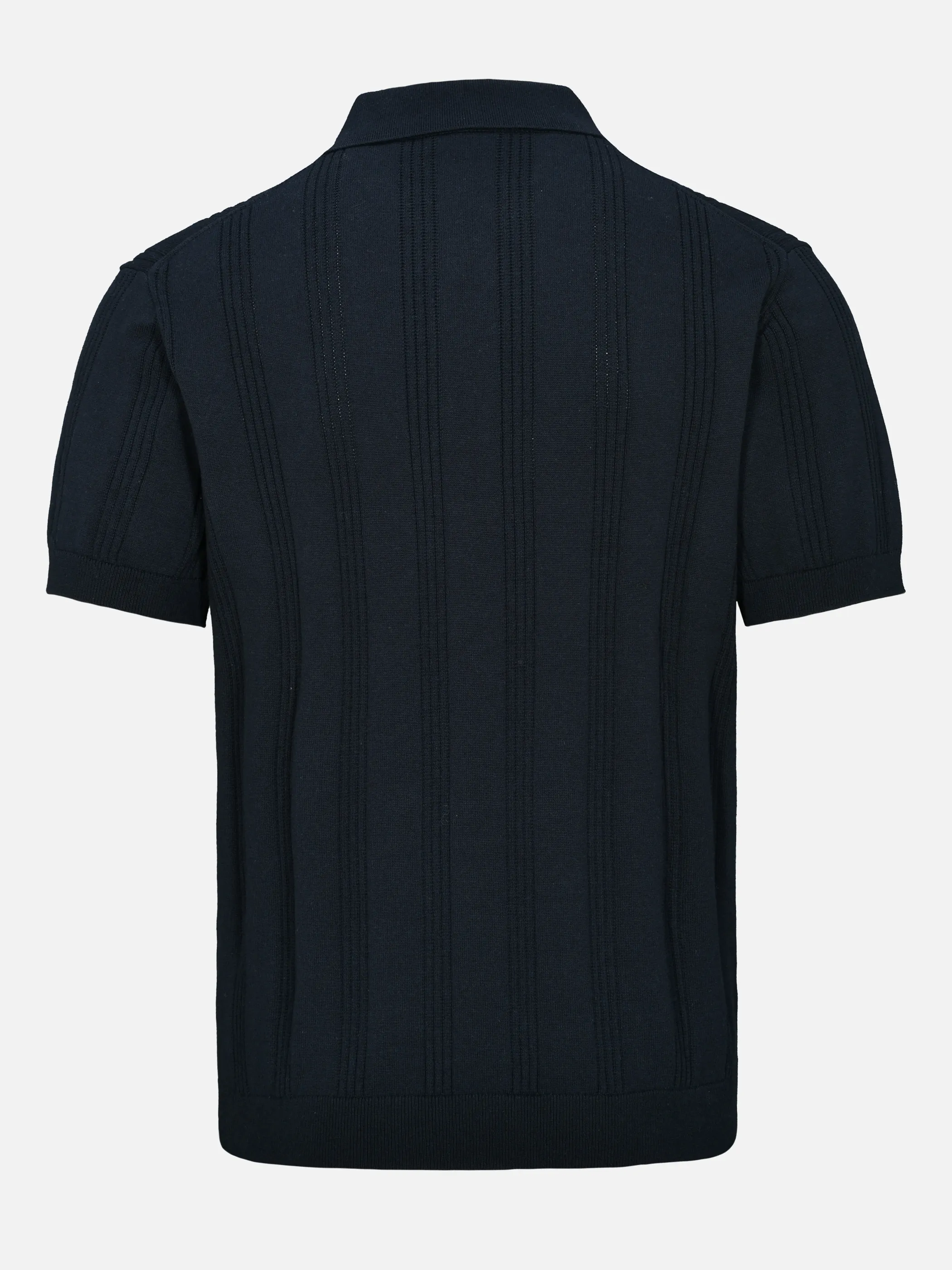 Jim Spencer He. Strickpolo 1/2 Arm Blau 925117 650 2